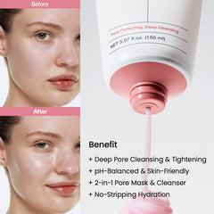 Collagen Mask to Foam Cleanser